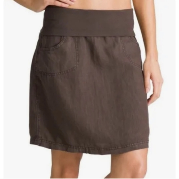 ATHLETA LINEN MINI SKIRT - Picture 1 of 11